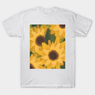 Bold Yellow Sunflowers T-Shirt